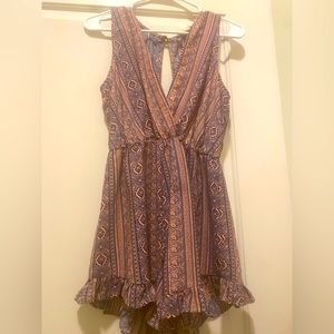 Backless romper;size small